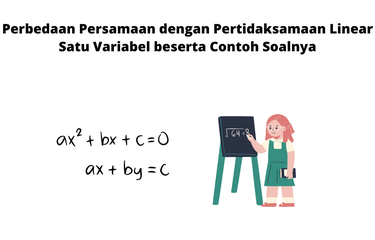 Persamaan linear satu variabel merupakan kalimat teruka yang dihubungkan oleh tanda sama dengan dan hanya mempunyai satu variabel berpangkat 1.