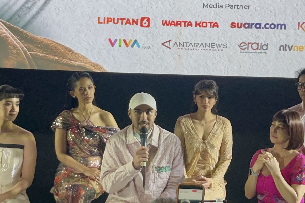 Refal Hady saat jumpa pers di Plaza Senayan, Jakarta Pusat, Selasa (11/2/2025).
