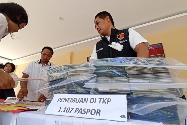 Jumpa pers Polda NTB penangkapan kasus TPPO, Rabu (7/2/2024).