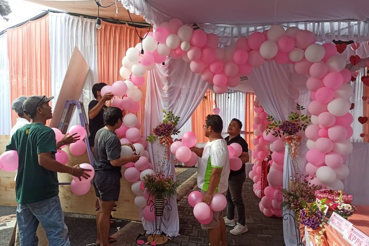 TPS Valentine Day di Denpasar, Bali (Kompas.com/Yohanes Valdi Seriang GInta)