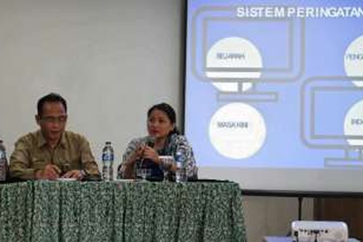 Media Specialist, Galuh Pangestu, dalam Focus Group Discussion (FGD) Pemanfaatan TIK Dalam Deteksi Dini Konflik Horizontal di Media Sosial, Bogor, Kamis (24/11/2016).
