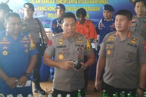 Polisi Tangkap Nelayan Saat Hendak Gunakan Bom Ikan di Kampung Bajoe 