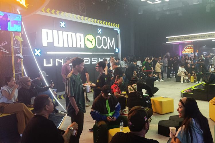 Acara peresmian Puma.com di Chillax Sudirman, Jakarta, Jumat (5/5/2023)