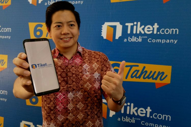 Gaery Undarsa, Chief Communication & Co-Founder Tiket.com di Jakarta, Kamis (24/5/2017).