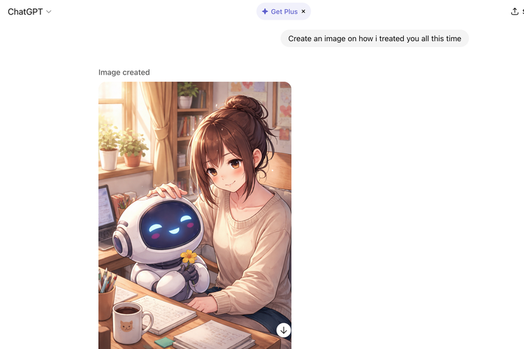 Ilustrasi cara membuat How I Treat ChatGPT.