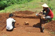 Tim Arkeolog Kembali Temukan Arca Jaladwara Peninggalan Wangsa Sailendra