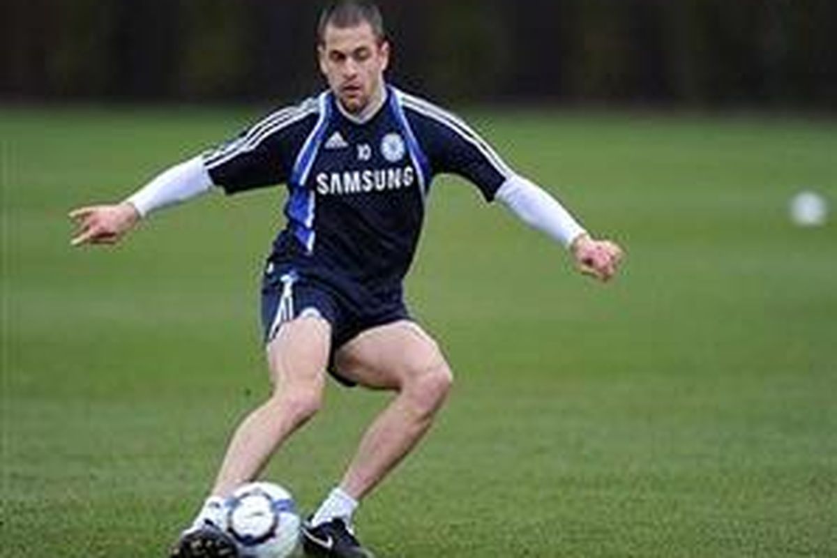 Gelandang Chelsea, Joe Cole.