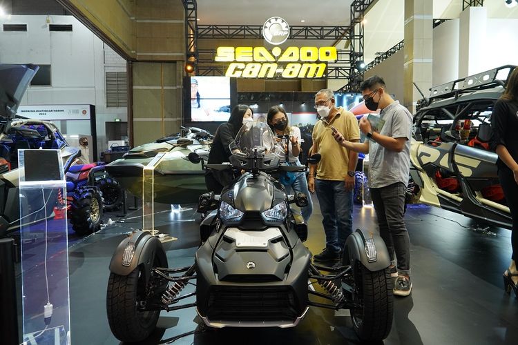 Can-Am hadir di Indonesia International Motor Show (IIMS) Hybrid 2022. 