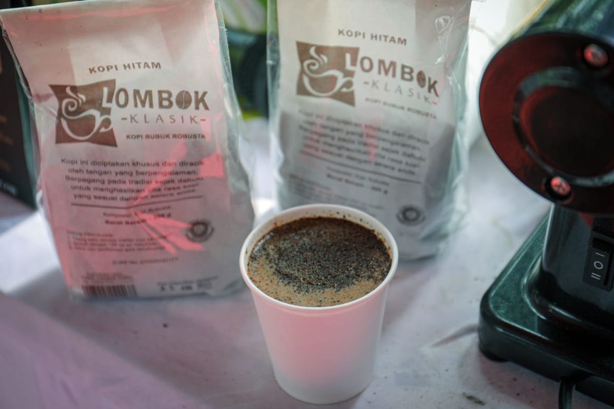 Kopi robusta Lombok.