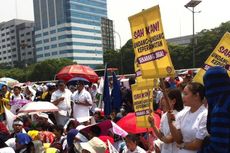 Demo di DPR, Perawat Tawarkan Pasang Kateter ke Wakil Rakyat