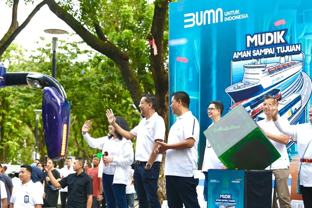 Sebanyak 8.500 pemudik diberangkatkan dengan 170 bus pada program Mudik Gratis 2025 dari area Parkir Timur Stadion GBK, Jakarta, menuju kota-kota di Pulau Jawa dan Sumatera pada Jumat (28/3/2025).
