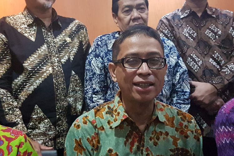 Cawagub DKI Jakarta Nurmansjah Lubis seusai bertemu anggota Fraksi Golkar DPRD DKI Jakarta di Gedung DPRD DKI, Jalan Kebon Sirih, Jakarta Pusat, Rabu (29/1/2020).