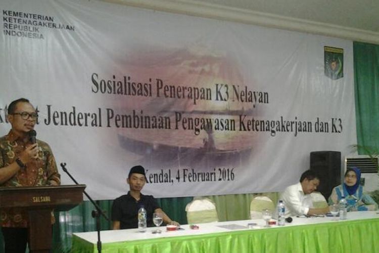 Mentri Tenaga Kerja, Hanif Dzakiri. Kompas.Com/slamet priyatin