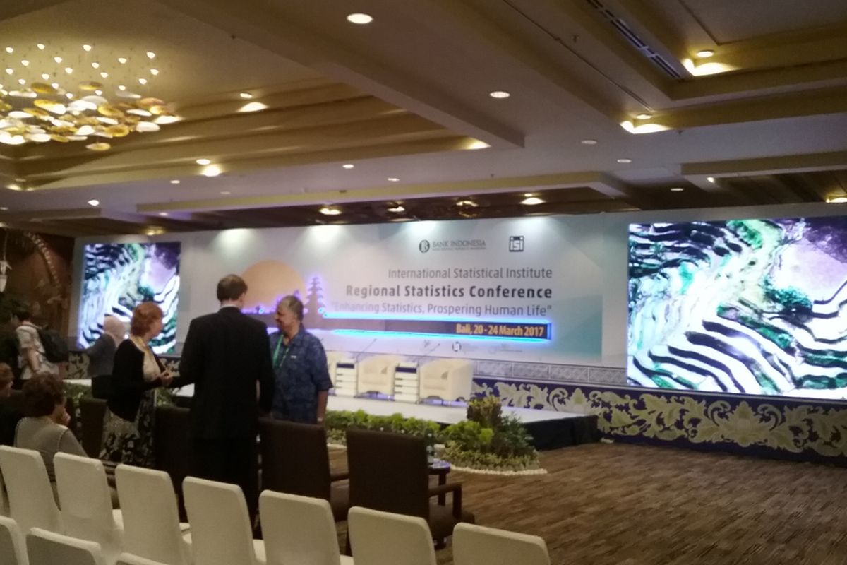 Konferensi statistik internasional di Nusa Dua, Bali, Rabu (22/3/2017)