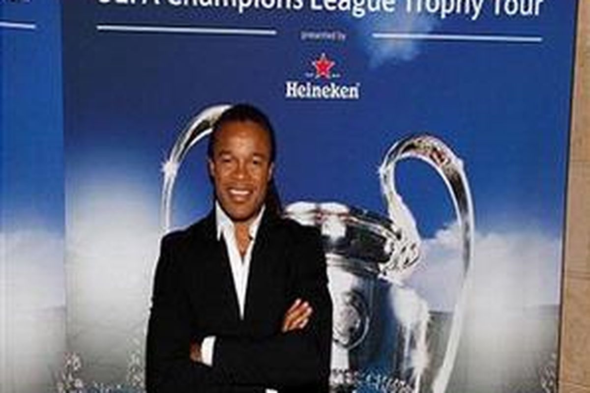 Mantan gelandang internasional Belanda, Edgar Davids.