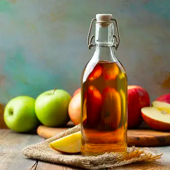 Ilustrasi cuka apel sebagai deodoran alami