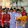 Tim Indonesia Jaya Bertugas di Upacara Penurunan Bendera di Istana Merdeka
