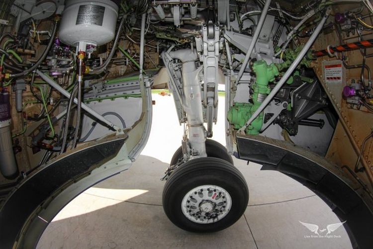 Landing gear peasawat Boeing 737.