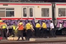 KRL di Stasiun Cikarang Jadi Sasaran Vandalisme, Ini Kata KCI