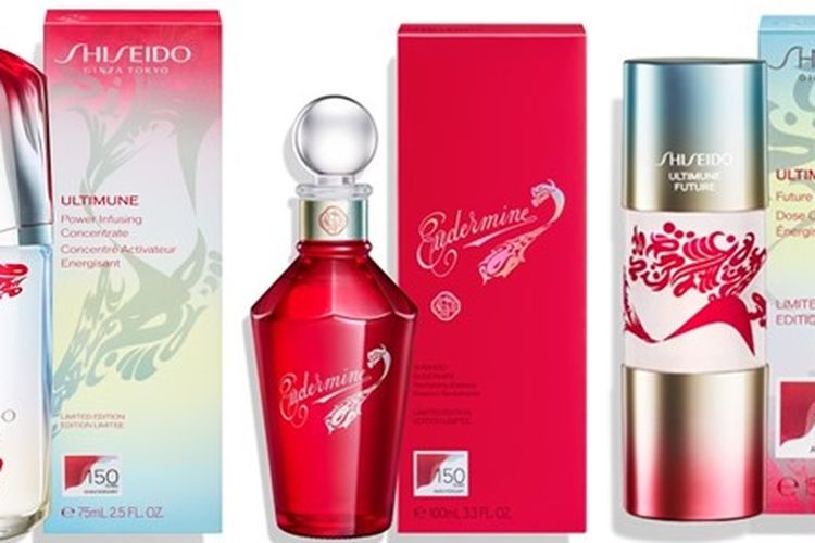 Shiseido hadir dalam kemasan khusus untuk merayakan ulang tahunnya ke 150.