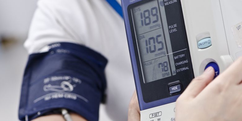 Ilustrasi hipertensi atau tekanan darah tinggi dapat memicu gagal jantung.