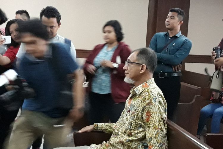 Mantan Kepala Biro Perencanaan dan Organisasi Badan Keamanan Laut (Bakamla) Nofel Hasan di Pengadilan Tipikor Jakarta, Rabu (14/3/2018). 