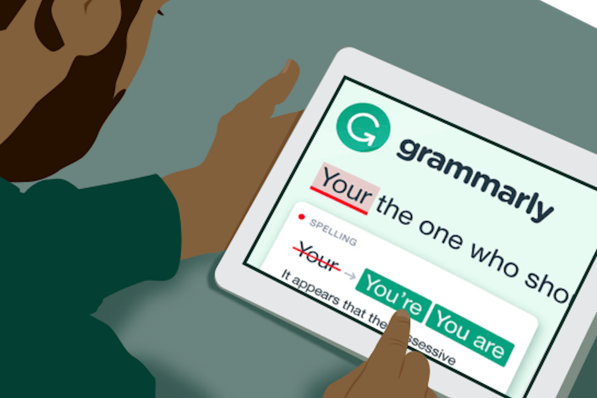 Ilustrasi Grammarly.