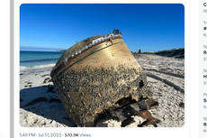 Benda Misterius Terdampar di Pantai Australia, Apa Itu?