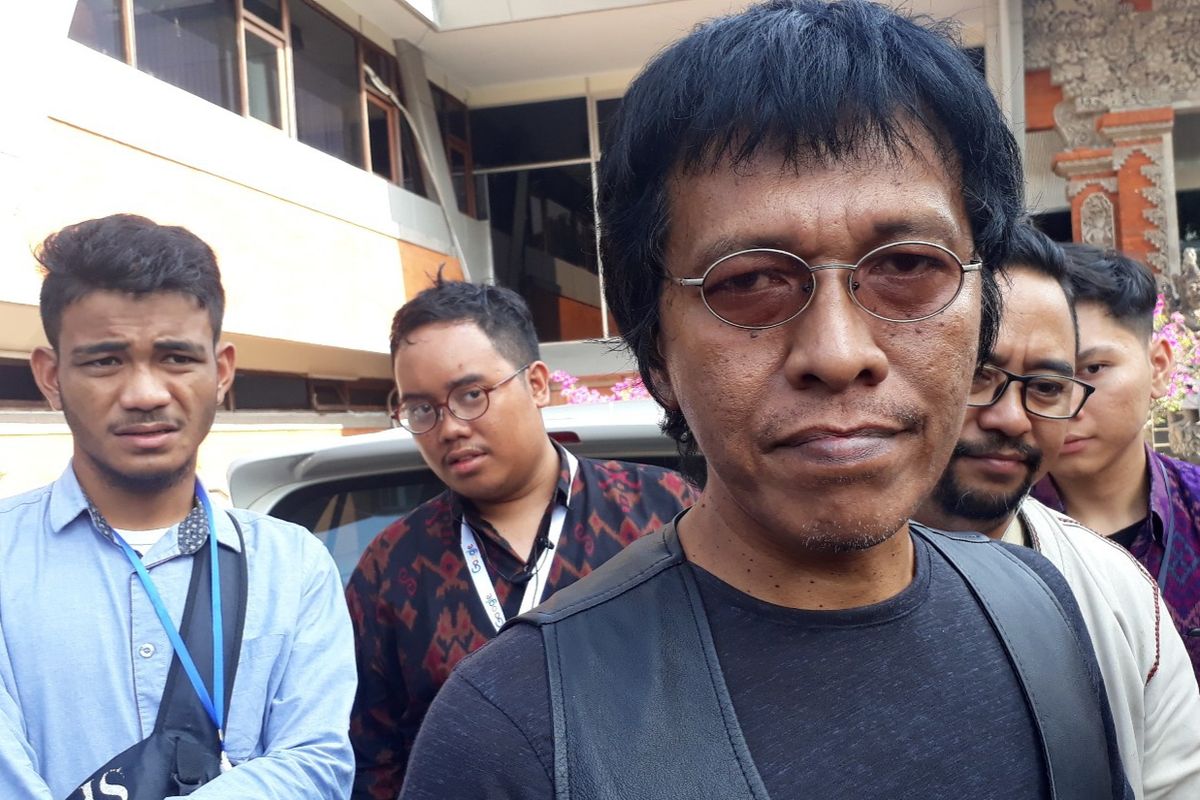 Politisi PDIP, Adian Napitupulu saat ditemui di Denpasar, Sabtu (21/9/2019).