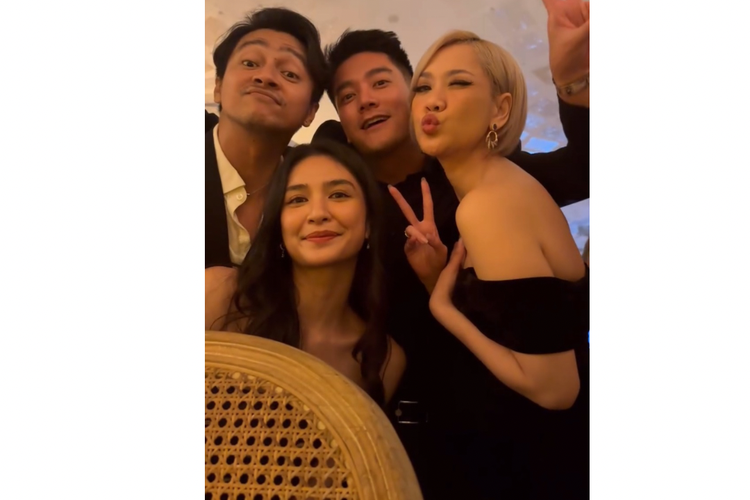 Deretan Seleb Tampil Glamor di Intimate Dinner Al Ghazali dan Alyssa