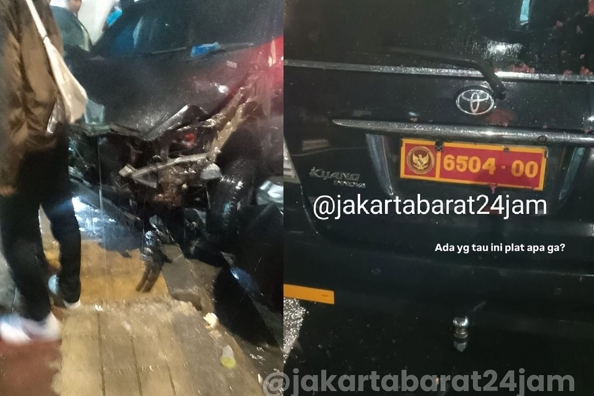 Mobil yang Tabrak Pejalan Kaki di Palmerah Milik ASN Kemhan