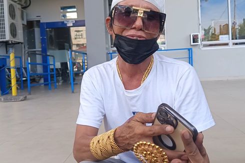 Sosok Haji Lady, Pria yang Pakai Emas Rp 400 Jutaan Saat Mudik, Mengaku Pengusaha Butik Terkenal di Bone