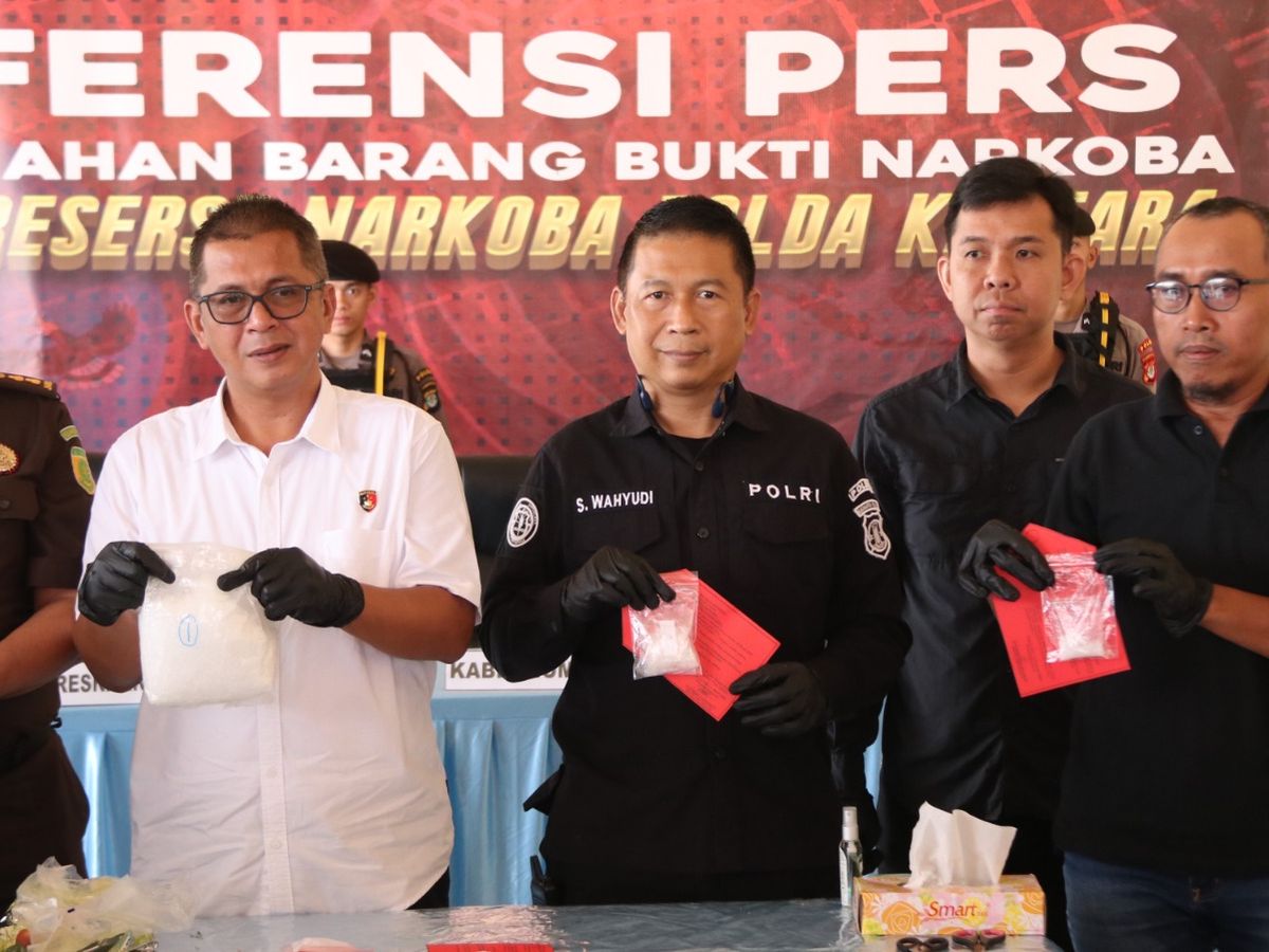 Lebih dari 100 Tersangka Narkoba Dibekuk Polda Kaltara dalam 3 Bulan