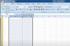 Cara Mengubah Lebar Kolom pada Microsoft Excel