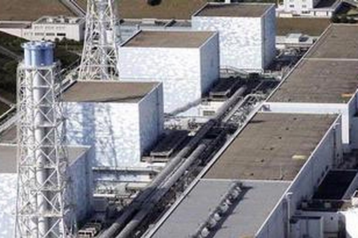 Pembangkit Fukushima Dai-Ichi sebelum tsunami terjadi