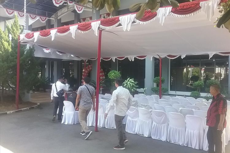 Suasana kantor DPRD Kendal Jawa Tengah. KOMPAS.Com/SLAMET PRIYATIN