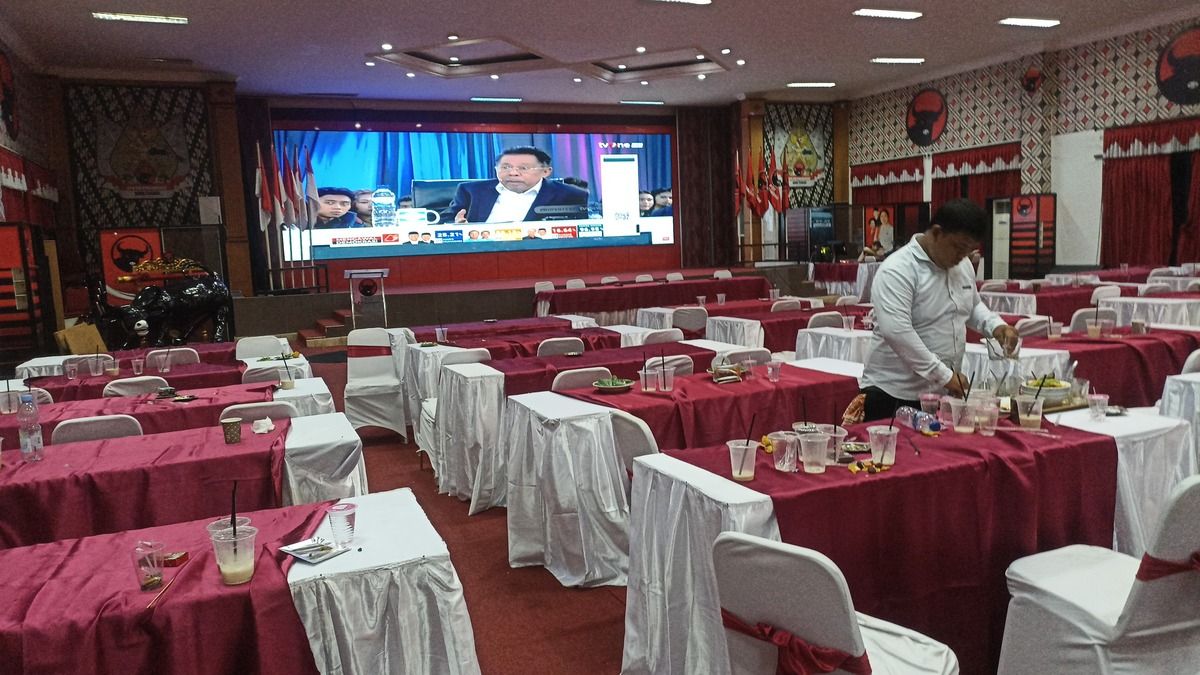 Suasana Kantor DPD PDIP Jateng Lengang Pasca-Pencoblosan