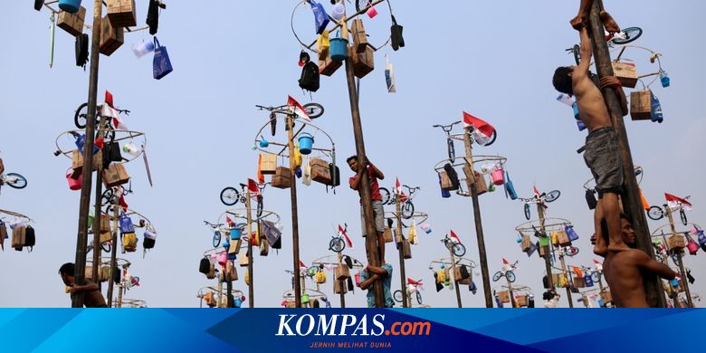 Makna Lomba 17 Agustus Dari Panjat Pinang Sampai Makan Kerupuk Halaman All Kompas Com