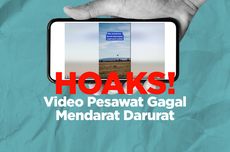 INFOGRAFIK: Hoaks! Video Pesawat Meledak Usai Gagal Mendarat Darurat