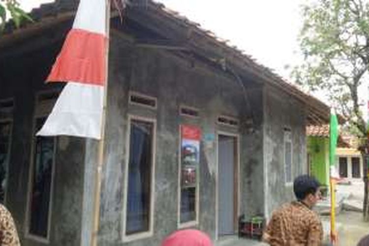 Salah satu rumah yang menjadi target BSPS di Desa Citenjo, Kecamatan Cibingbin, Kabupaten Kuningan, Jawa Barat.