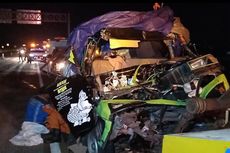 Pikap Bermuatan Sayur Alami Kecelakaan di Tol Madiun, 1 Orang Tewas, 2 Penumpang Terluka