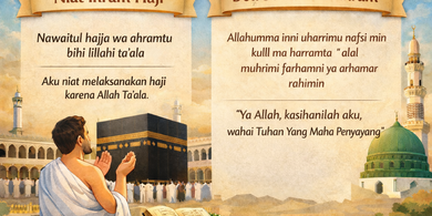 Niat Ihram dan Doa Haji: Arab, Latin, Arti, dan Kemudahan bagi Jemaah