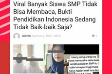 Viral Video Puluhan Pelajar SMP Tak Bisa Baca, Begini Faktanya