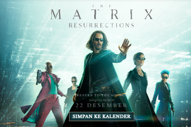 Official poster The Matrix Resurrections (2021)