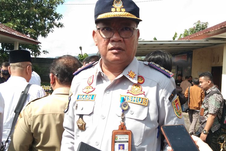 Sekretaris Dinas Perhubungan Kabupaten Magelang, Mashadi saat memberikan keterangan, Kamis (4/4/2024).