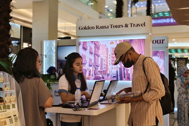 Pameran perjalanan Saudi Tourism Authority digelar mulai hari ini Rabu (1/5/2024) sampai Minggu (5/5/2024) di mal Kota Kasablanka, Jakarta Selatan.
