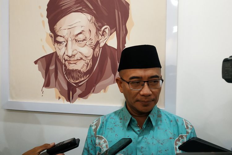 Ketua KPU RI Hasyim Asy'ari di kantor Pengurus Besar Nadhlatul Ulama (PBNU), Rabu (4/1/2023).