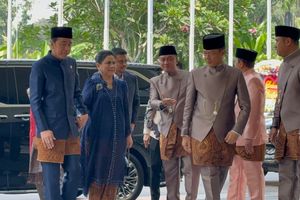 Jokowi Hadiri Akad Nikah Kasespri Prabowo, Sejumlah Menteri Menyambut