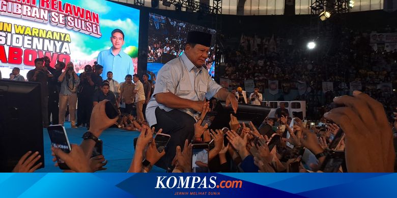 Prabowo Hadiri Silaturahmi Relawan Se-Sulsel, Didampingi Mentan dan Keponakan JK