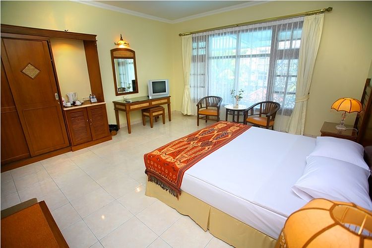 Salah satu jenis kamar di Pondok Serrata Hotel, Semarang.